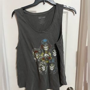 Guns and Roses Tour Sleeveless Top Los Angeles xl